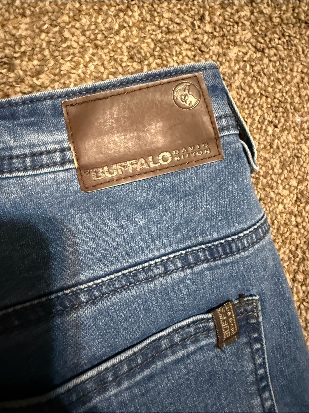 Buffalo David Bitton Men’s Medium Blue Slim Straight Jeans